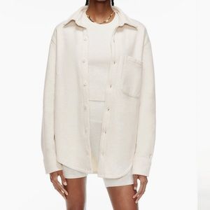 TNA boyfriend button up overshirt